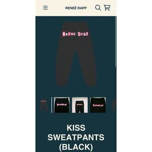 Renee Rapp Poison Poison Sweatpants Black XL Mean Girls Movie Musical